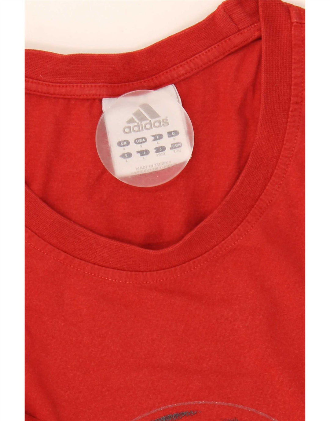 Adidas Herre Grafisk T-Shirt Top Stor Rød
