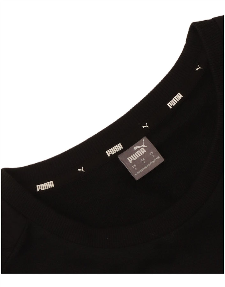 Puma Graphic Jumper Dress UK 10 Small Black