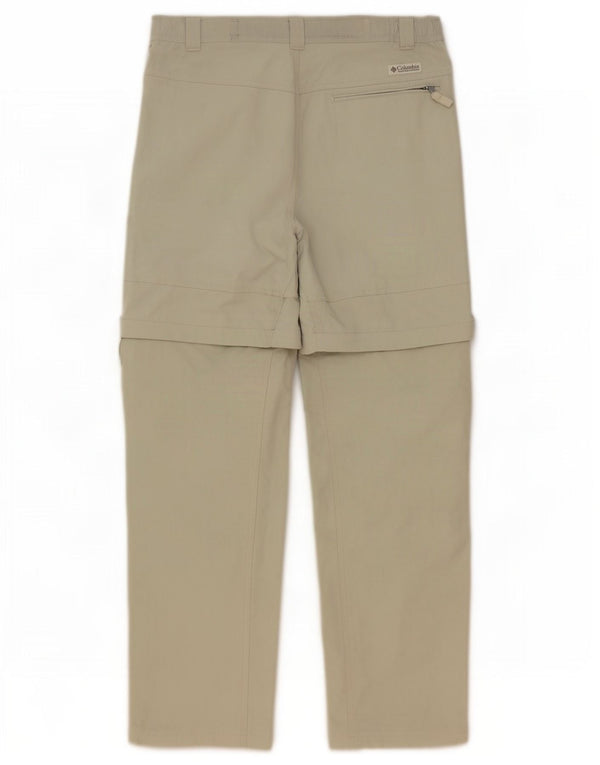 Columbia Herre Hiking Cargo Bukser Medium W32 L32 Khaki Polyester