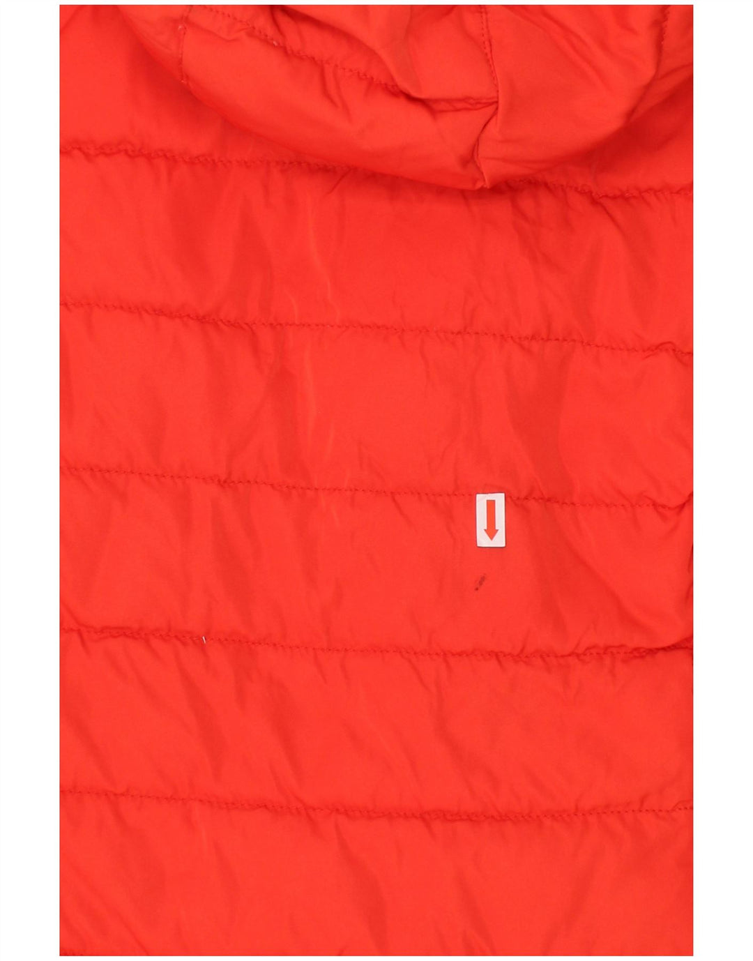 JACK WILLS Dame hætte polstret Gilet UK 8 Lille rød polyester