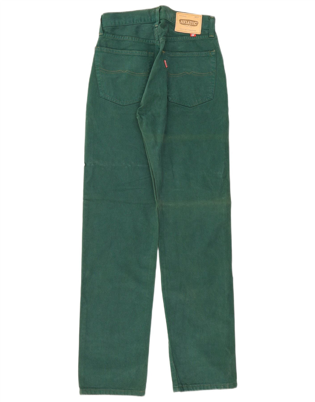 Aviatic Dame Højtaljede Straight Jeans W29 L33 Grøn