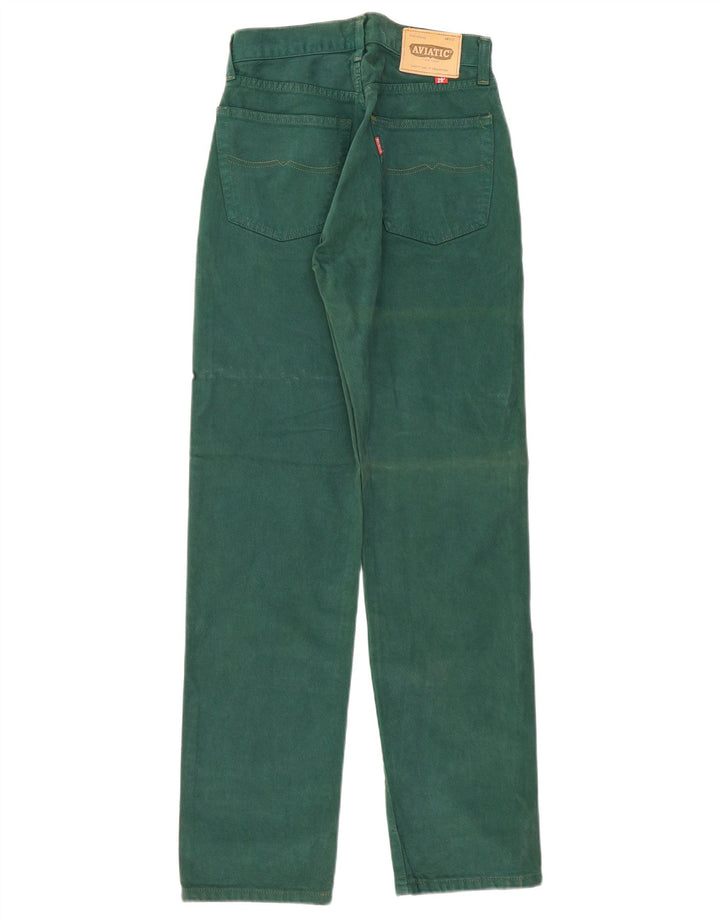 Aviatic Dame Højtaljede Straight Jeans W29 L33 Grøn