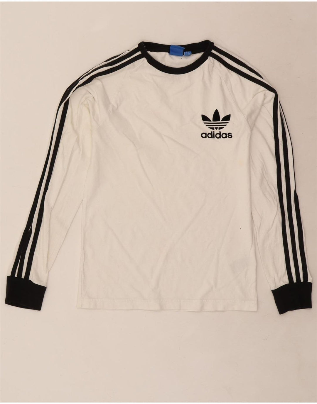 Adidas Herre grafisk top langærmet XS hvid bomuld