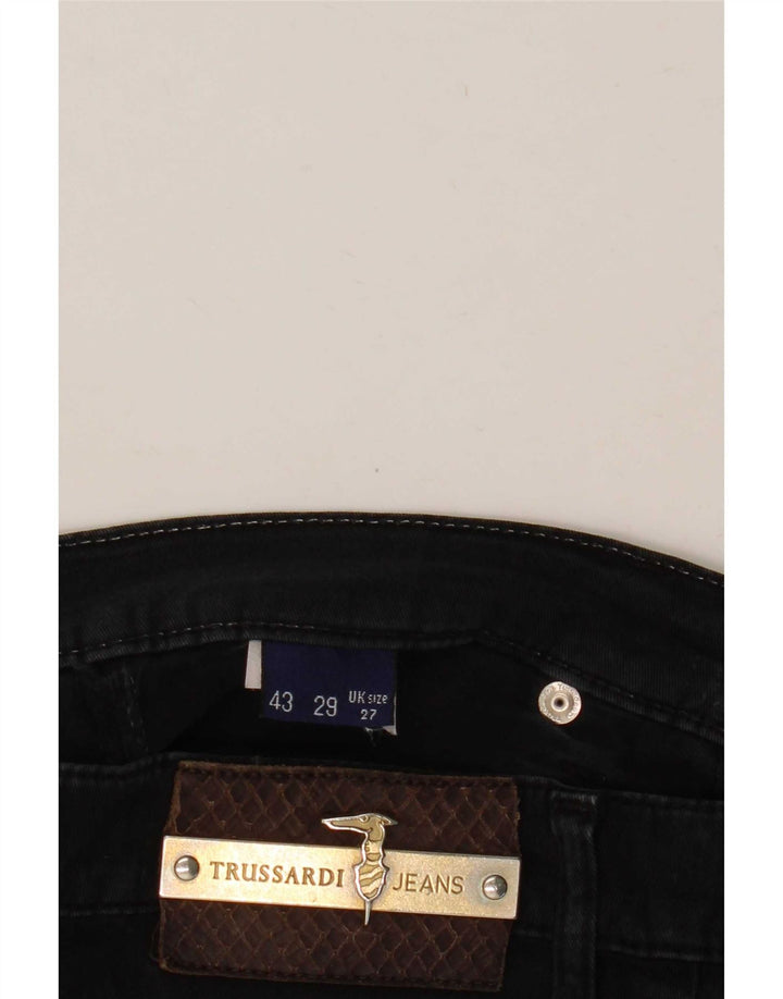 Trussardi Straight Jeans til kvinder W27 L28 Sort