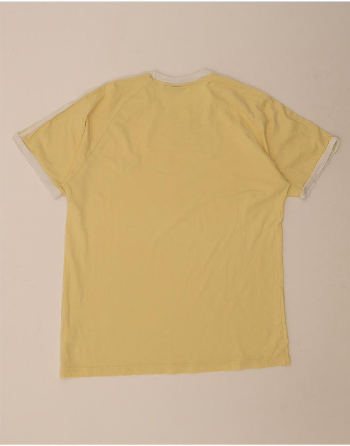 Adidas Herre T-Shirt Top Stor Gul Bomuld