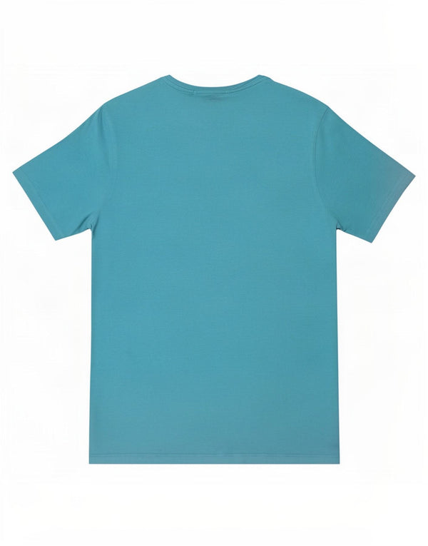 Jack & Jones Herre grafisk T-shirt Top Stor Blå Bomuld