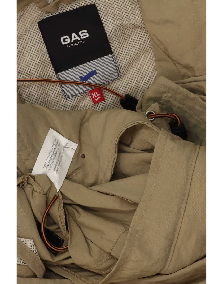 Gas Regnjakke til mænd UK 42 XL Khaki Polyester