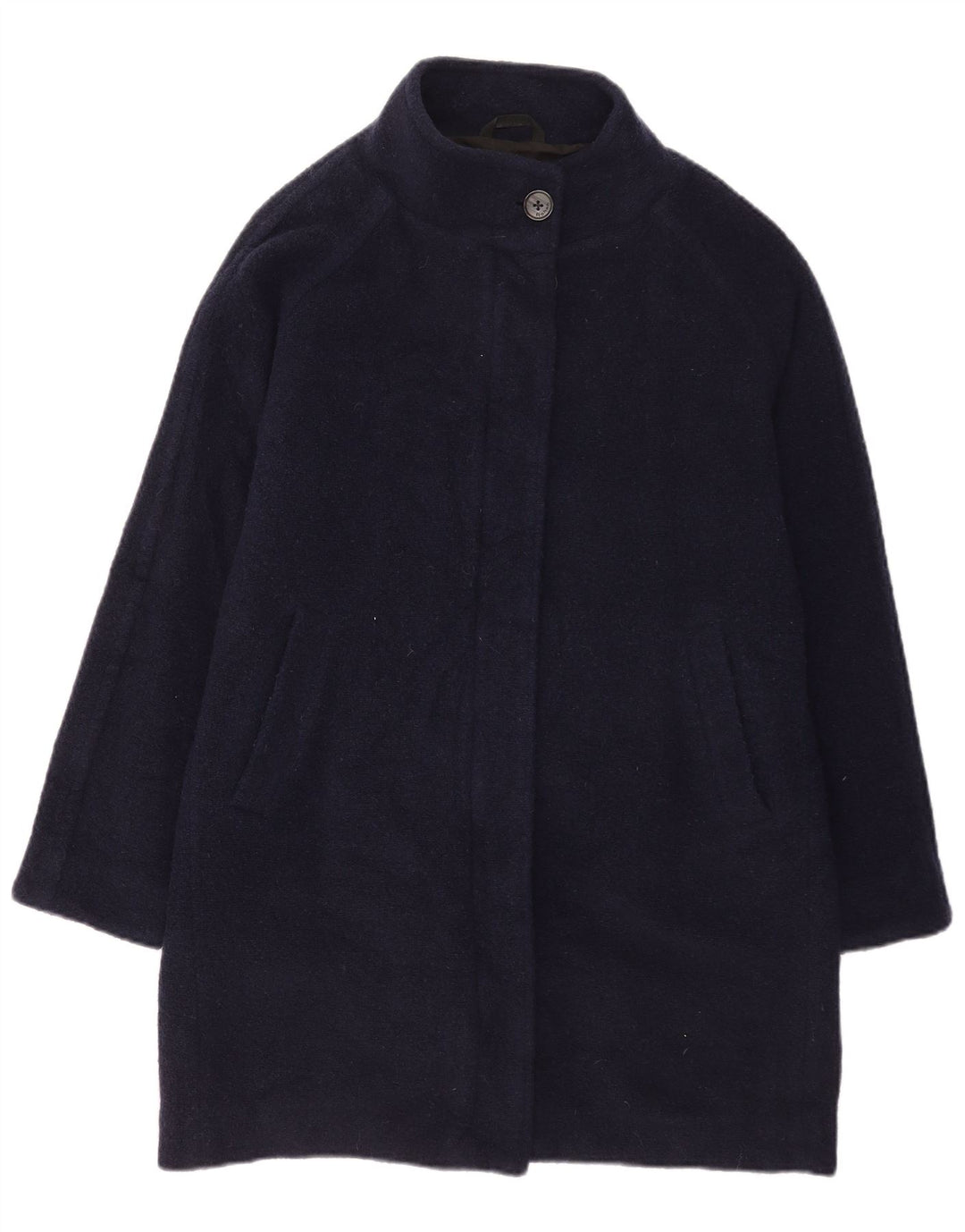 Rohan Dame Loose Fit Overfrakke UK 14 Large Navy Blue Uld