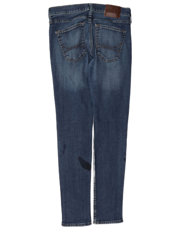 Hollister Skinny Jeans til kvinder W30 L32 Blå Bomuld