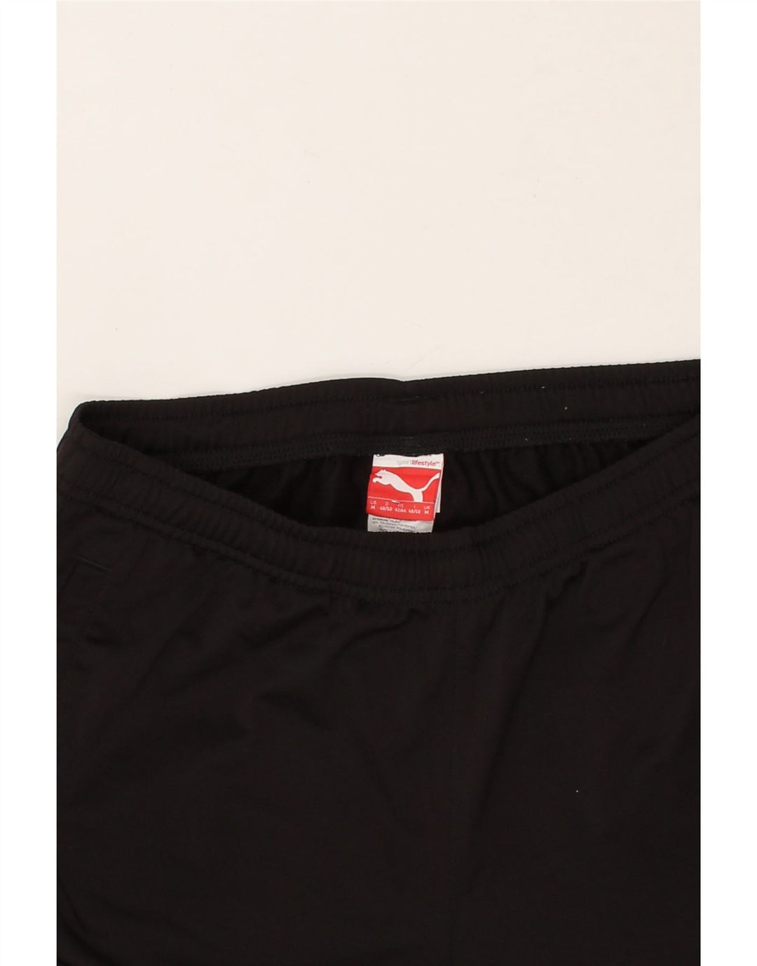 PUMA Mens Tracksuit Trousers Medium Black Polyester Vintage Puma and Second-Hand Puma from Messina Hembry 