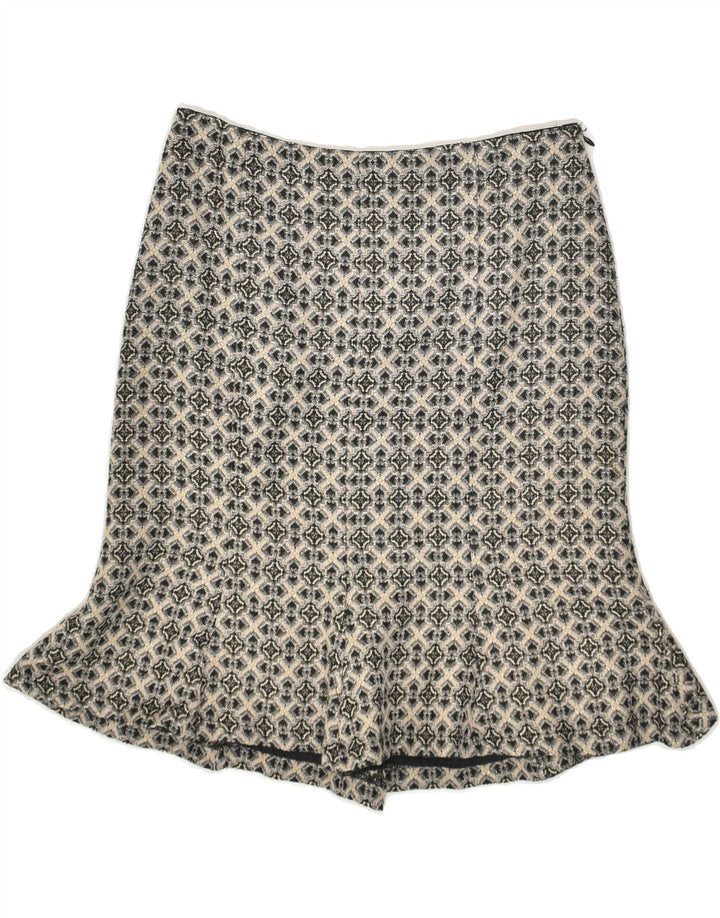 MARINA BABINI Womens High Waist Trumpet Skirt IT 46 Large W30  Grey | Vintage Marina Babini | Thrift | Second-Hand Marina Babini | Used Clothing | Messina Hembry 