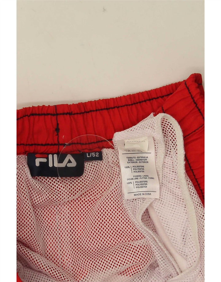 Fila Badeshorts til mænd Stor flerfarvet Colourblock Polyester
