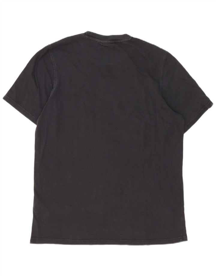 ADIDAS Grafisk T-shirt til mænd, medium sort bomuld