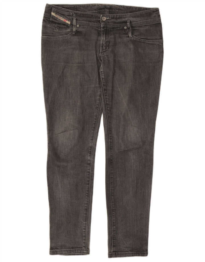 Diesel Dame Skinny Jeans W32 L30 Grå Bomuld