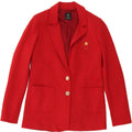 CRISTINAEFFE Womens 2 Button Blazer Jacket IT 42 Medium Red Viscose Vintage Cristinaeffe and Second-Hand Cristinaeffe from Messina Hembry 
