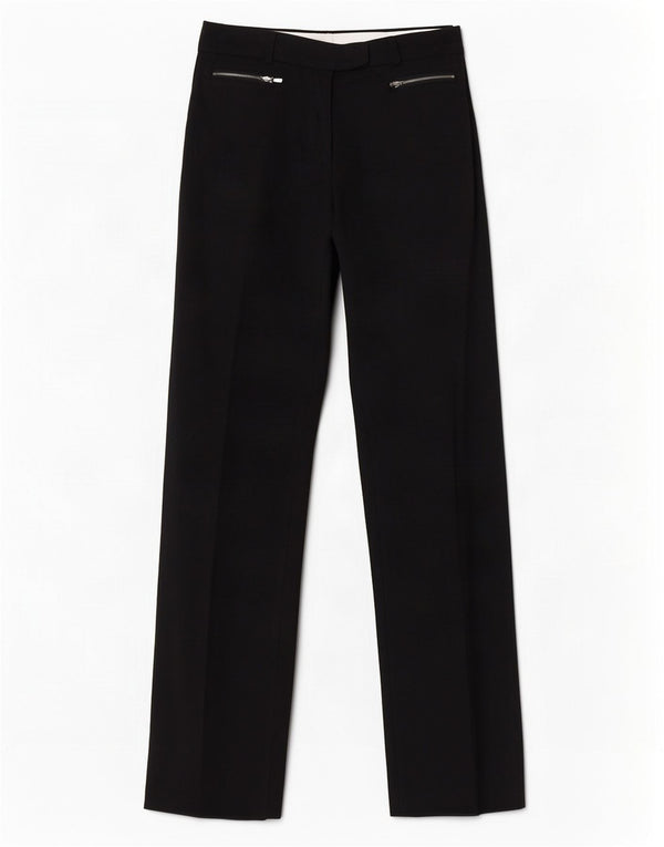 Marks & Spencer Dame Moderne Casual Bukser UK 8 Small W27 L30 Navy Blue