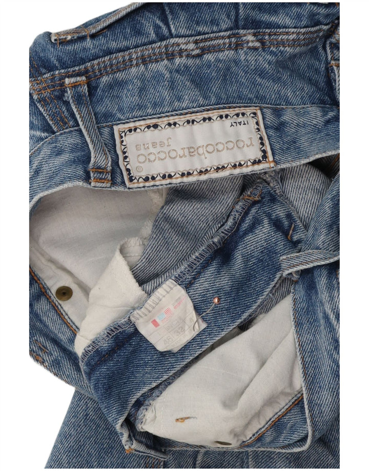 ROCCOBAROCCO koniske jeans til kvinder W32 L27 blå bomuld