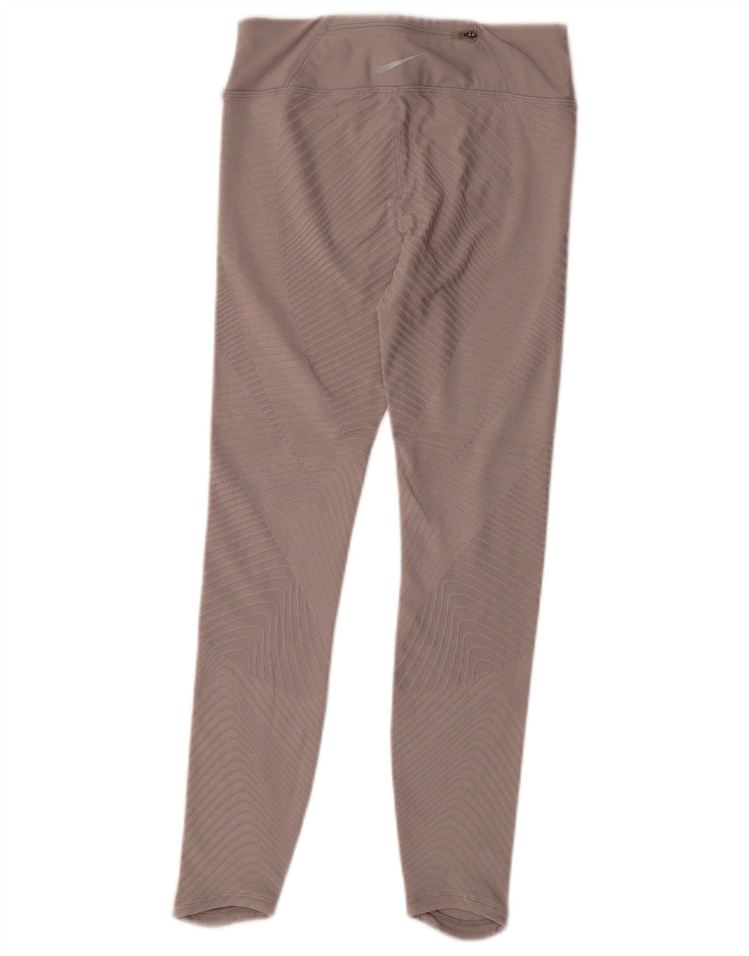 Nike Dame Dri Fit Leggings UK 4 XS Gråstribet
