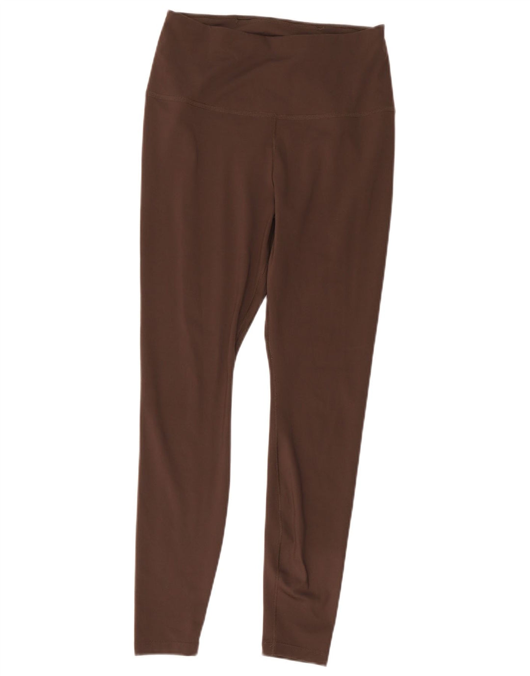 Nike Dame Dri Fit Leggings UK 12 Medium Brun Polyester