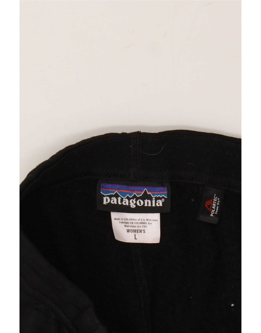 Patagonia Dame Polartec Leggings UK 16 Large Black Polyester