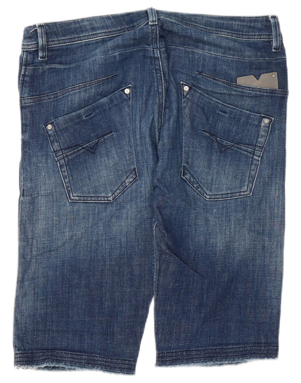Diesel Boys Denim Shorts 15-16 år W34 Blue Cotton