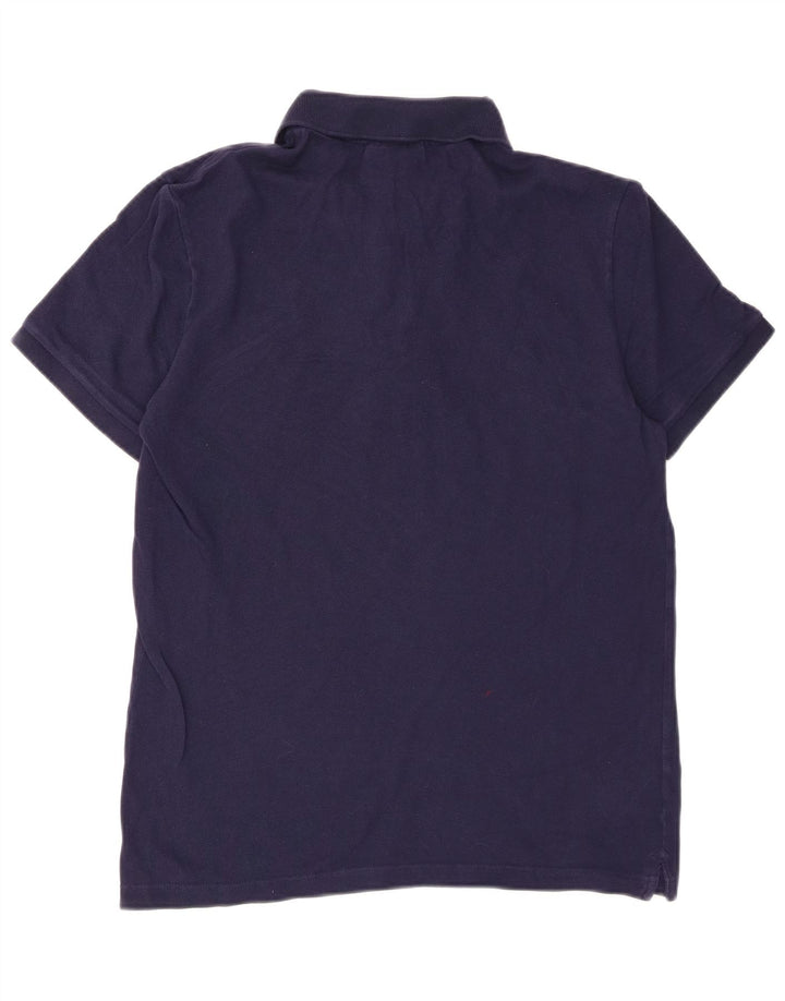 LACOSTE Herre Slim Fit Polo Shirt Størrelse 4 Medium Marineblå Bomuld