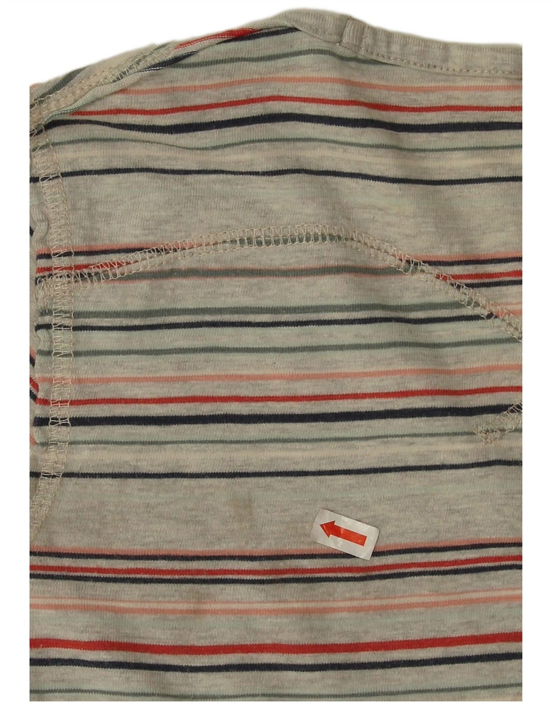 Levi's Dame Top Langærmet UK 10 Lille Flerfarvet Stribet
