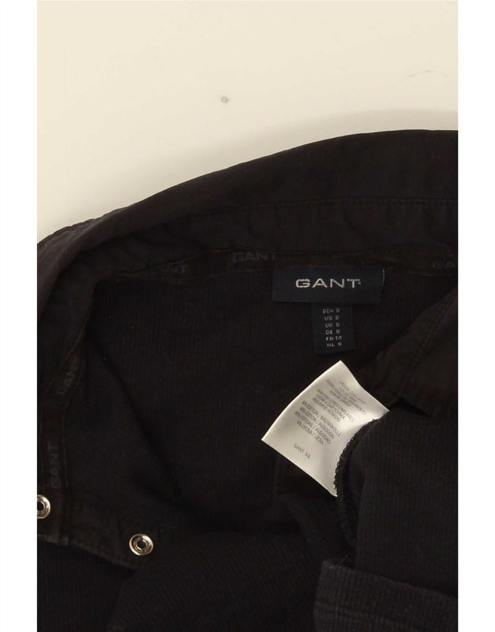 Gant Dame Polo Shirt UK 8 Small Black Bomuld