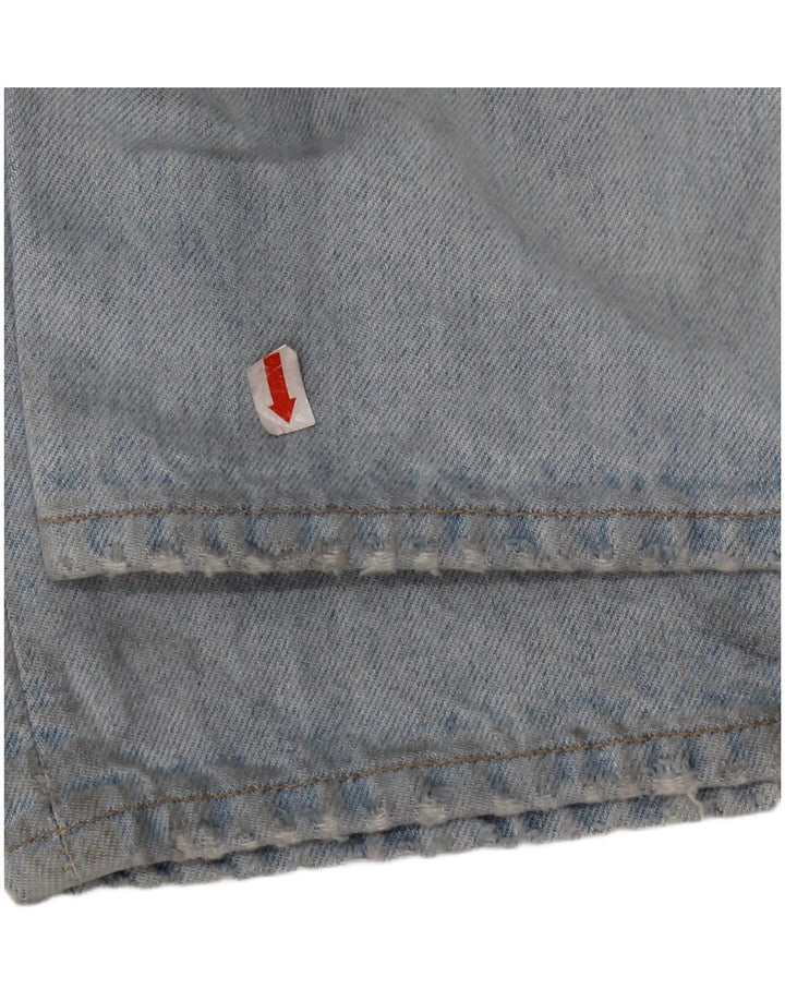 ZARA Straight Jeans til kvinder EU 34 2XS W24 L26 Blå Bomuld
