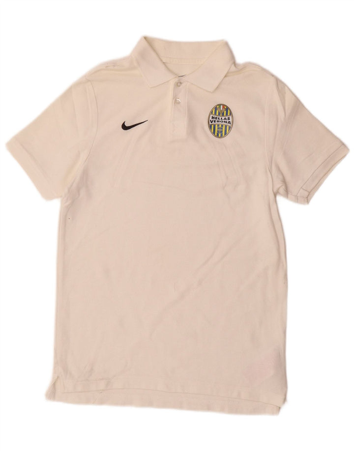 Nike drenge poloskjorte 12-13 år stor hvid bomuld