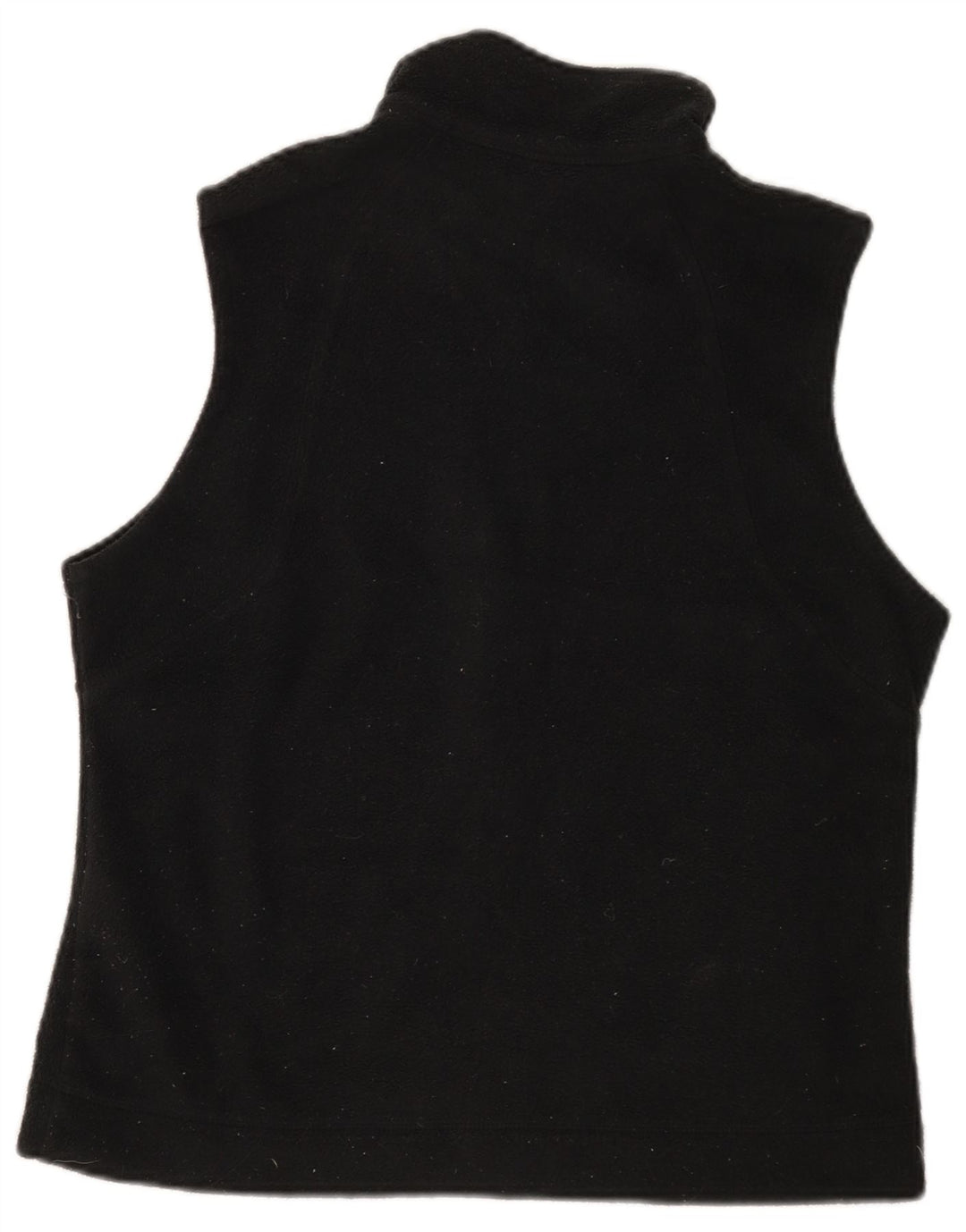 COLUMBIA Dame Fleece Gilet UK 14 Medium Sort Polyester