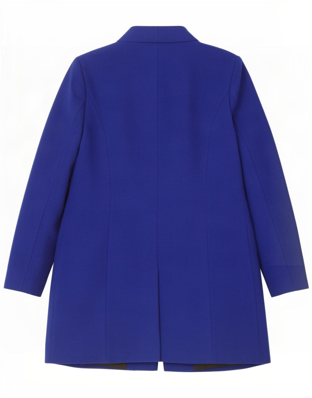 Marks & Spencer Dameoverfrakke UK 16 Large Blue Polyester
