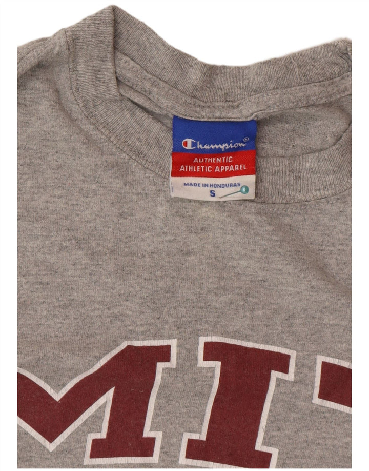 Champion Herre grafisk top langærmet lille grå bomuld