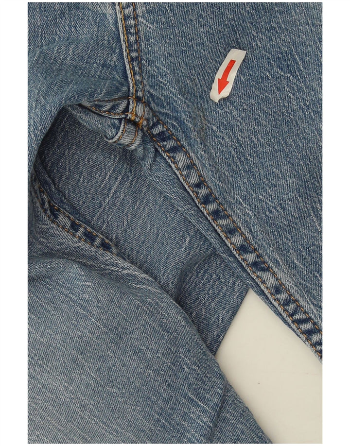 Levi's Herre 502 tilspidsede jeans W32 L30 blå bomuld