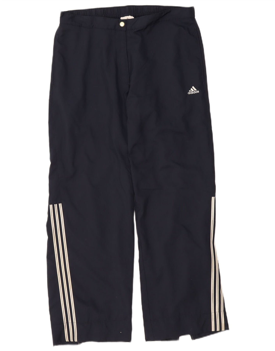 ADIDAS Træningsdragtsbukser til kvinder UK 16 Large Navy Blue Polyester