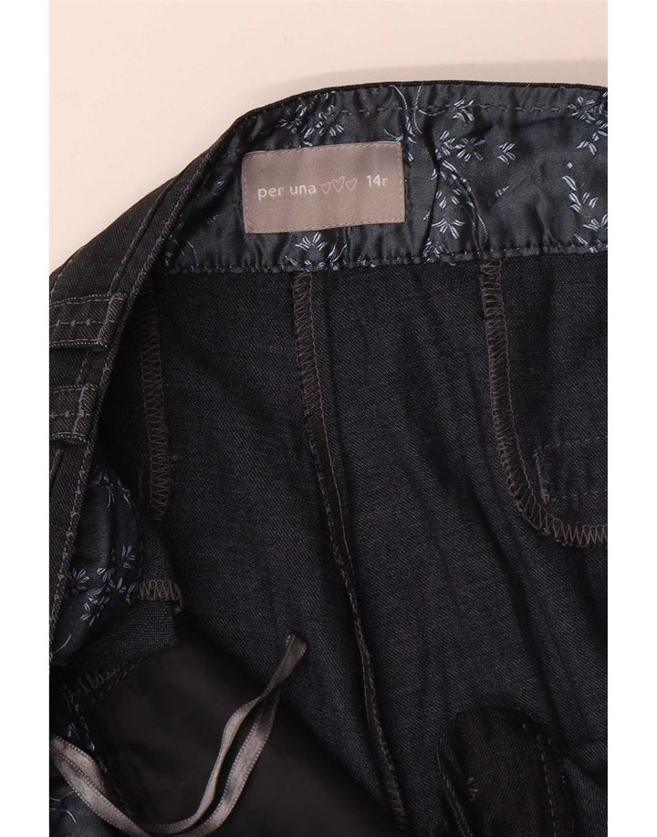 Marks & Spencer Dame Per Una Bootcut Jeans UK 14 Medium W30 L30 Navy Blue