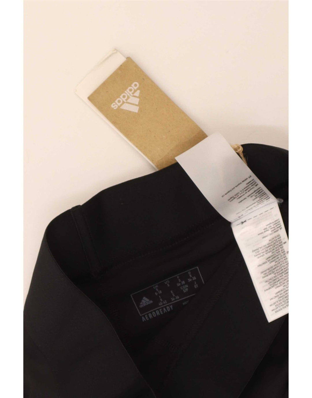 Adidas Aeroready Leggings til kvinder UK 8/10 Small Black Polyester
