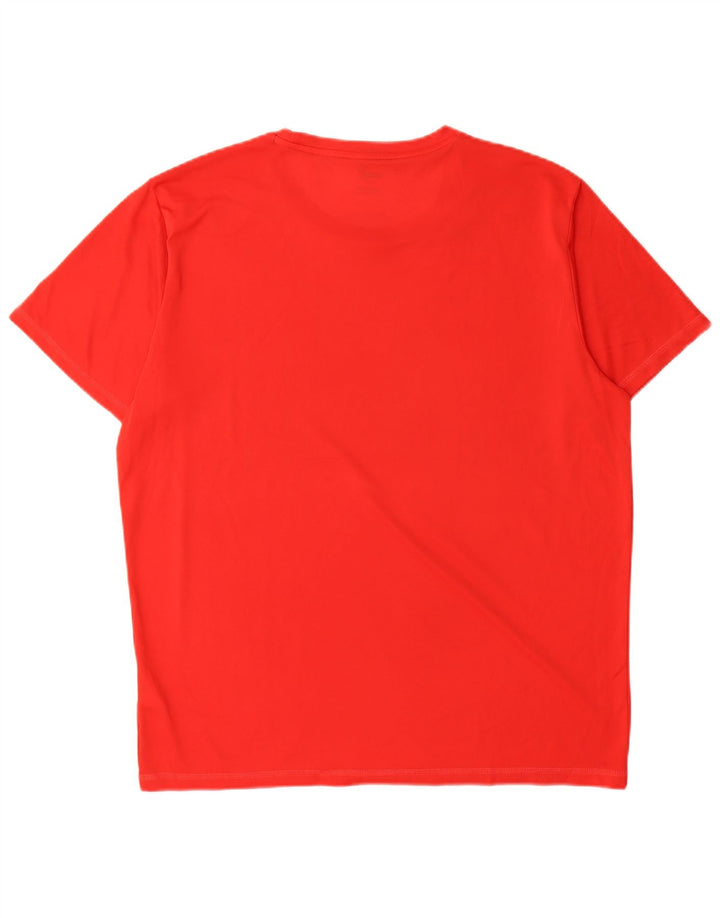 Puma Herre T-Shirt Top Stor Rød Polyester