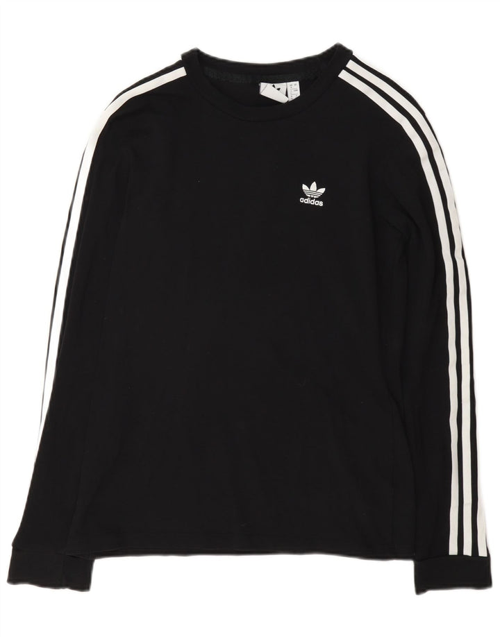 Adidas Dame Top Langærmet UK 8 Lille Sort