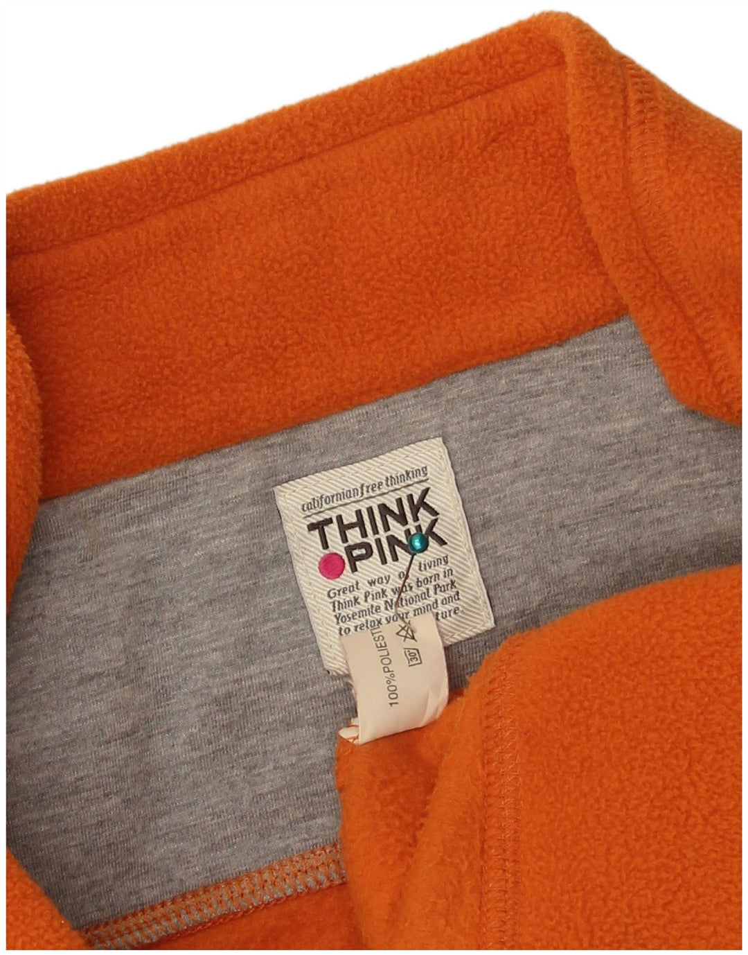 Tænk Pink Girls Fleece Gilet 15-16 år Orange Polyester