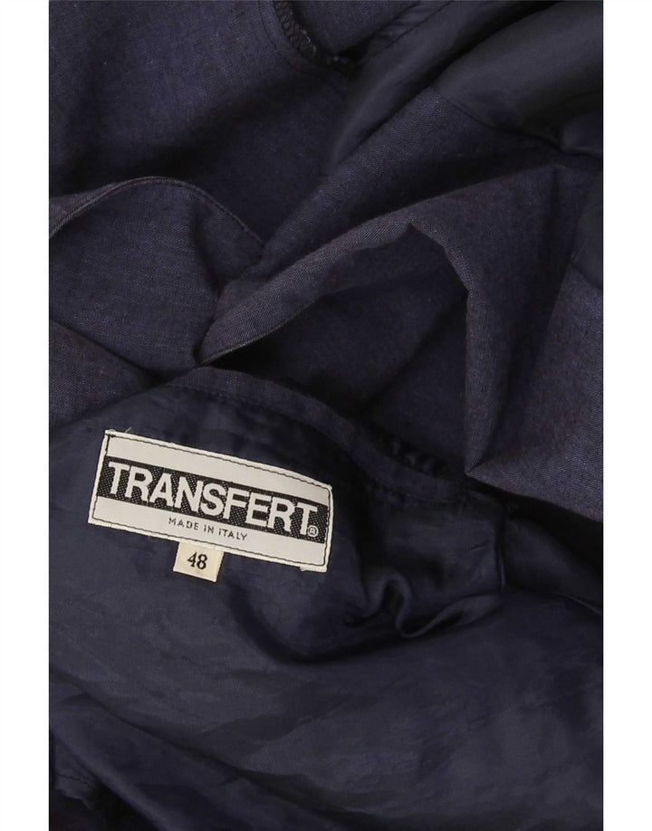 Vintage Herre 2-knaps blazerjakke IT 48 Medium Navy Blue
