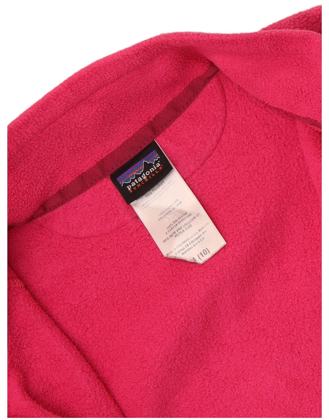 Patagonia Girls Fleecejakke 9-10 år Medium Pink Polyester