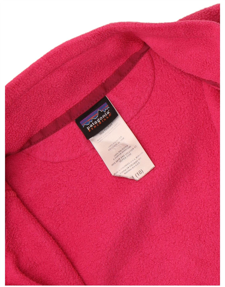 Patagonia Girls Fleecejakke 9-10 år Medium Pink Polyester