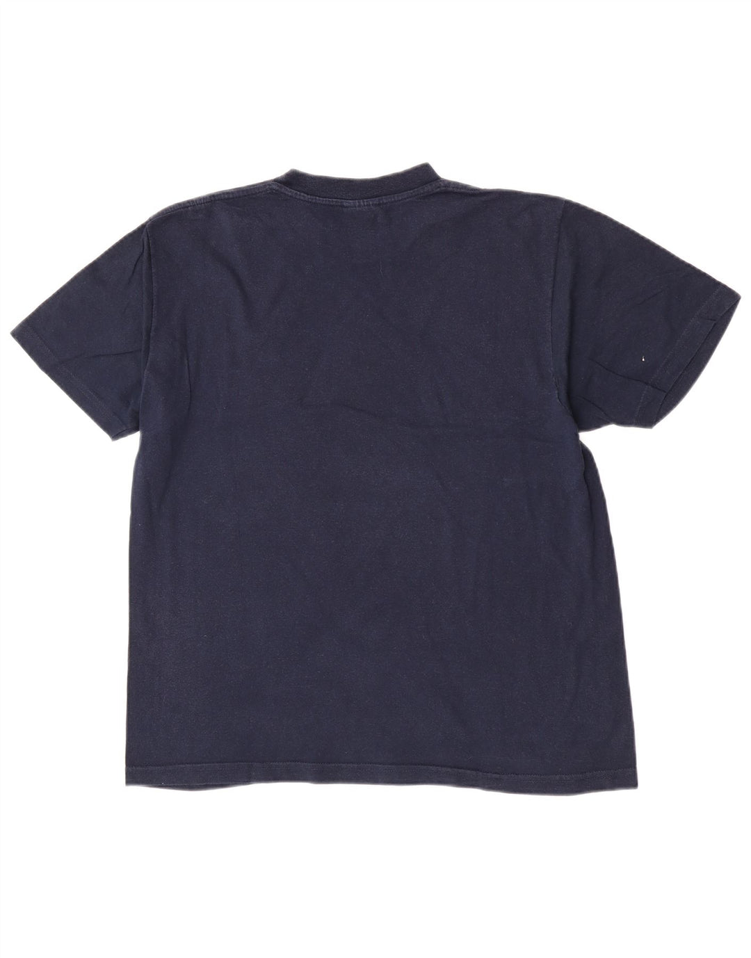 Champion Herre grafisk T-shirt Top Medium Marineblå Bomuld