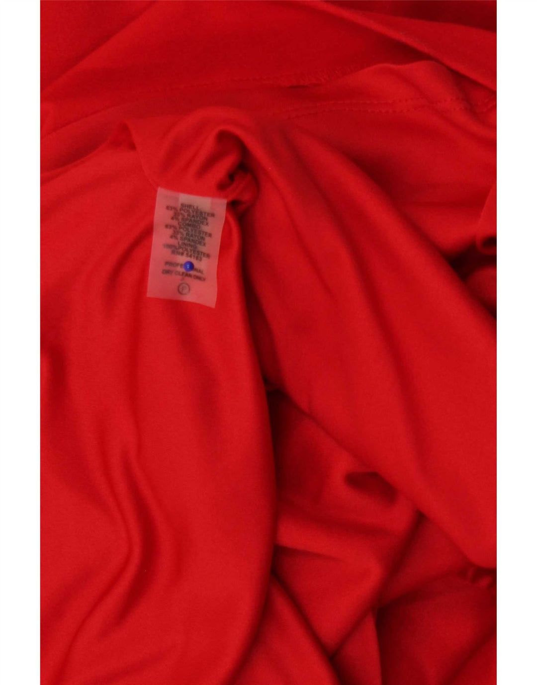 Calvin Klein Jeans Dame Skede Kjole UK 8 Lille Rød Polyester