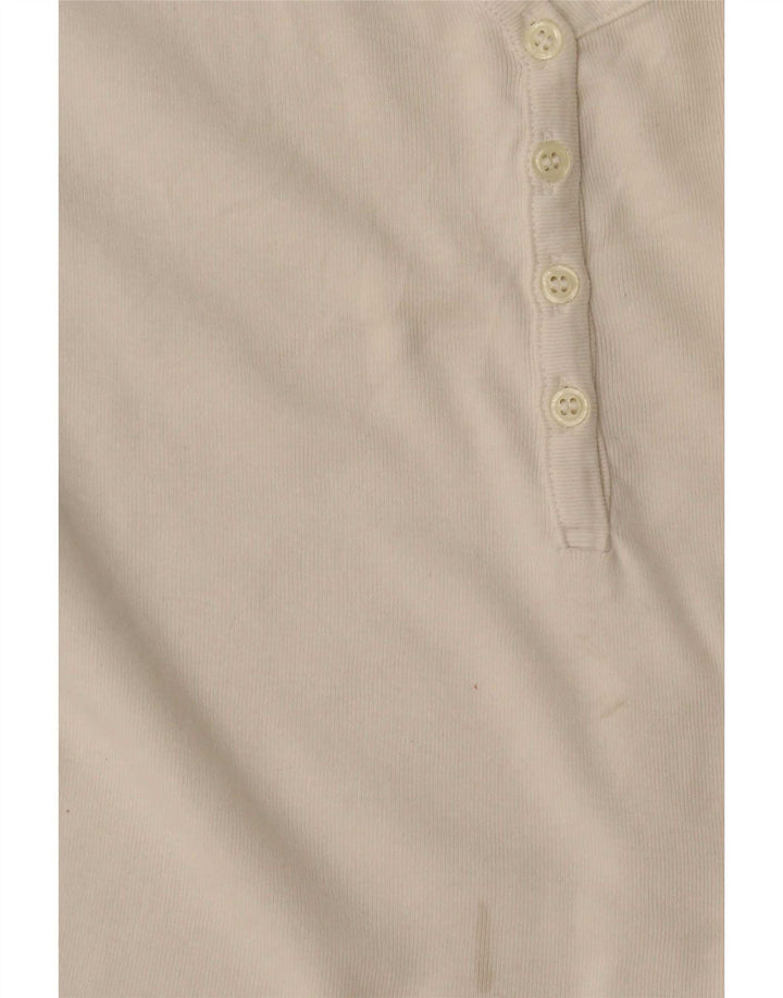 Nike Dame Top Langærmet UK 14/16 Large Off White Bomuld