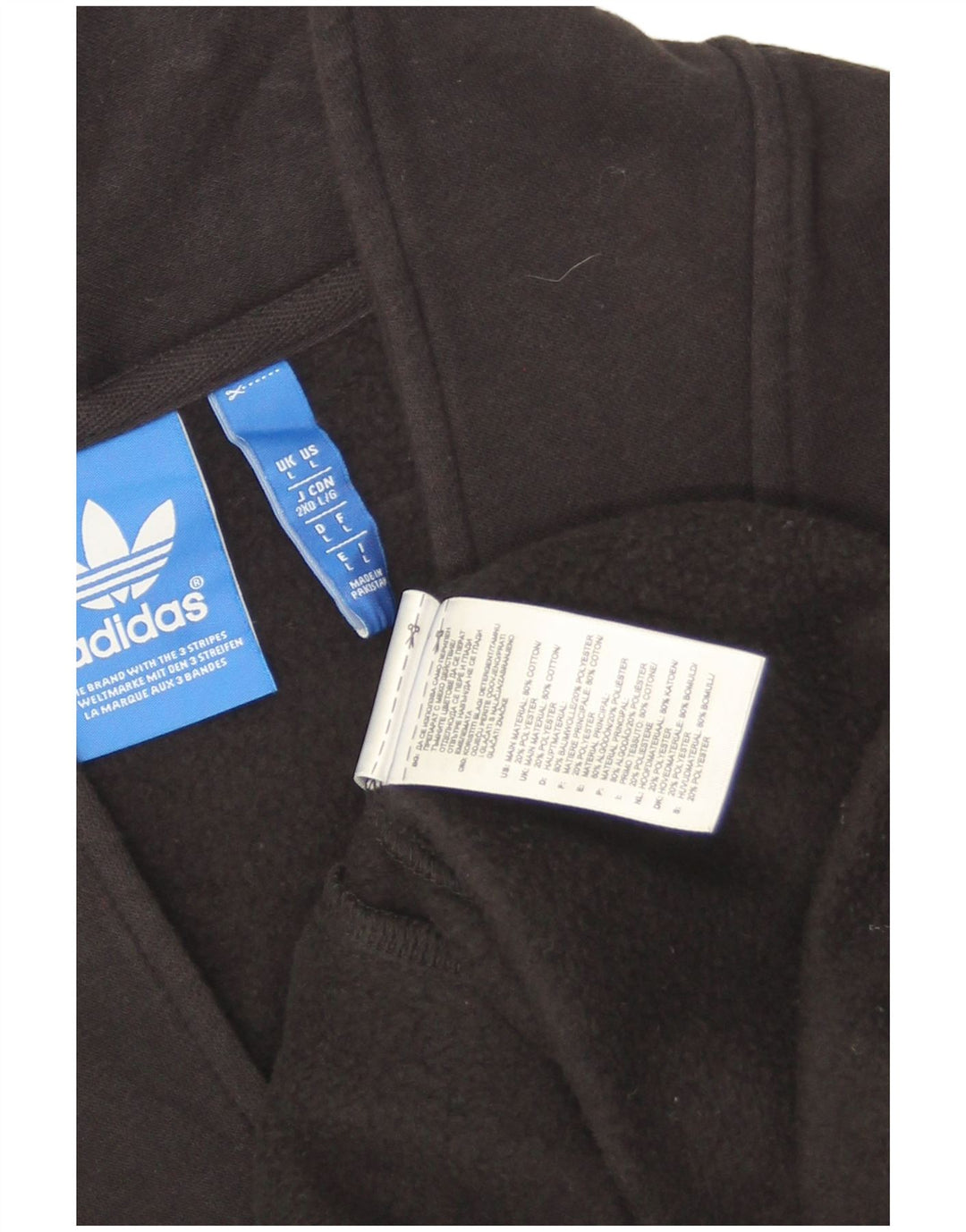 Adidas Træningsdragt til mænd Topjakke Stor sort bomuld