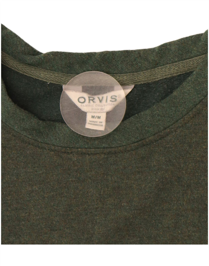 Orvis Herre Sweatshirt Jumper Medium Grøn Modal