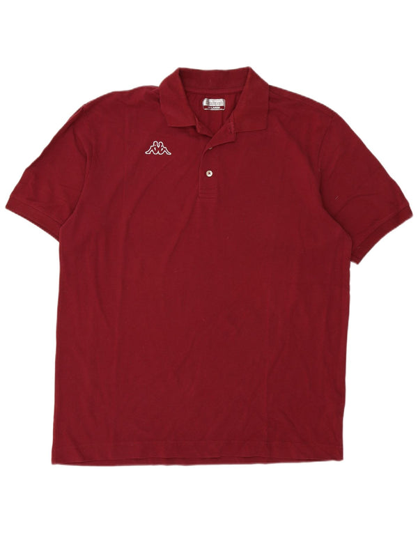 Kappa herre poloshirt 2XL Burgundy