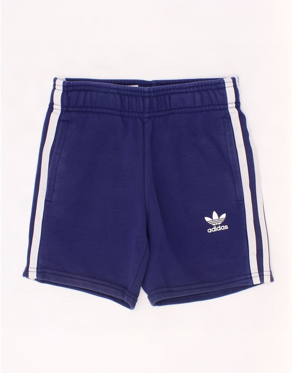 Adidas drenge sportsshorts 4-5 år marineblå bomuld
